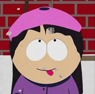 🌟 1bf5f9b0 Wendy Testaburger South Park cartone animato, ragazza, Wendy, divertente, personaggio telegram sticker