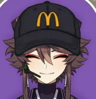 🌟 cbaa79ad Hu Tao Anime, McDonald's, Thức ăn nhanh, Nhân vật, VTuber telegram sticker