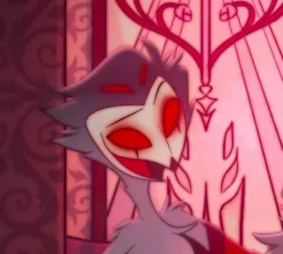 🤨 230bcabd Stolas Helluva Boss Stolas, Helluva Boss, cartoon, demon, owl, bird, anime, TV show whatsapp sticker