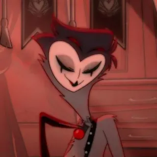 😌 9d23fe84 Stolas Helluva Boss Stolas, Helluva Boss, cartoon, animation, demon, owl whatsapp sticker