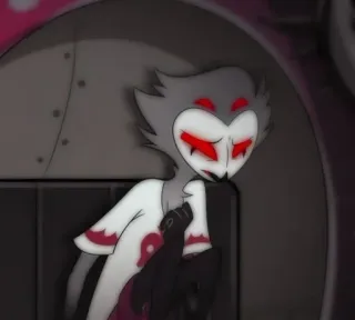 😩 da746a4f Stolas Helluva Boss Stolas, Helluva Boss, animated, character, owl, demon whatsapp sticker