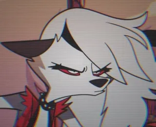 🚫 e25fae72 Loona Helluva Boss Loona, Helluva Boss, cartoon, animation, hellhound, dog, tv show whatsapp sticker