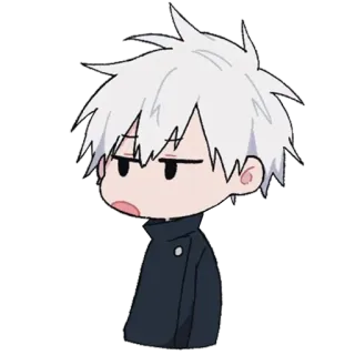 😐 9fcf47cb Gojo Satoru Jujutsu Kaisen Anime, Manga, Gojo Satoru, Jujutsu Kaisen, Chibi, Naklejka whatsapp sticker