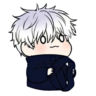 🙂 c1bc10ed Chibi, Anime, Manga, Słodki, Postać, Ilustracja whatsapp sticker