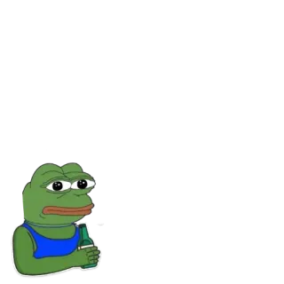 🗽 1e1293ec Pepe the Frog пепе, лягушка, мем telegram sticker