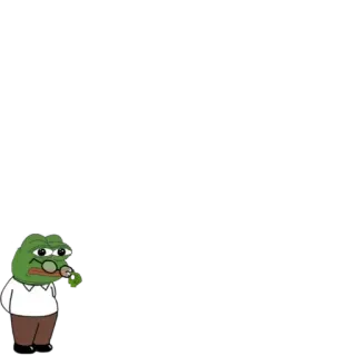 🗽 21fe5c22 Pepe the Frog пепе, лягушка, мем, интернет-мем, персонаж telegram sticker