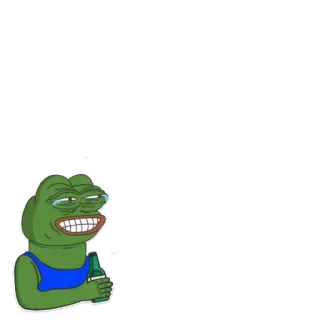 🗽 3089fd85 Pepe the Frog Пепе лягушонок, Мем, Мультфильм, Интернет-мем telegram sticker