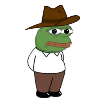 🗽 754bd426 Pepe the Frog Лягушонок Пепе, Мем, Интернет-мем, Лягушка, Мультфильм telegram sticker