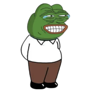 🗽 a461af56 Pepe the Frog Лягушонок Пепе, Мем, Интернет-культура, Мультфильм, Смешно, Персонаж telegram sticker
