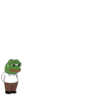 🗽 fca8c5d9 Pepe the Frog Пепе Лягушонок, Мем, Интернет-культура, Мультфильм, Персонаж, грустный, лягушка telegram sticker