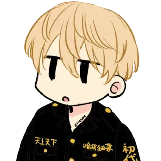 😯 7c3fae37 天上天下 Anime, Personage, Chibi, Manga, Cartoon telegram sticker
