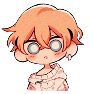 😳 86f92d17 @HAWKS Anime, Manga, Kunst, Cartoon, Tekening, Fanart, Schattig, Chibi telegram sticker
