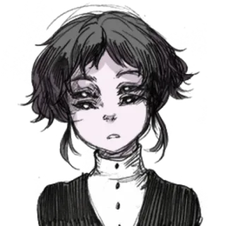 💜 3c8c241c キャラクター, 漫画, ポートレート, ファンタジー, アニメ, オリキャラ telegram sticker