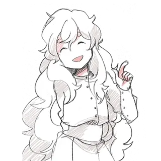 😄 440b286f 애니메이션, 만화, 그림, 캐릭터, 미소 telegram sticker