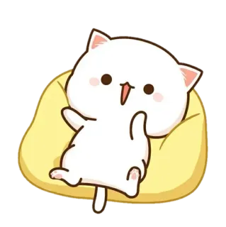 😄 6a91d7e3 고양이, 스티커, 가운데 손가락, 귀여운, 동물 telegram sticker