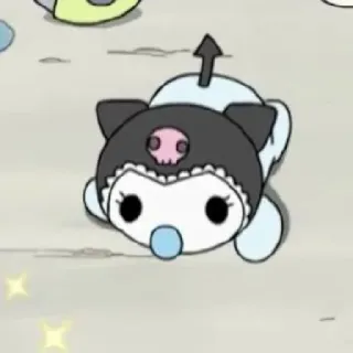 🌷 25e8c698 Kuromi kuromi, sanrio, imut, karakter, kartun telegram sticker