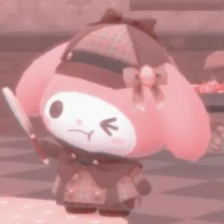 🌷 2b33ac6a My Melody kawaii, lucu, Sanrio, kartun, karakter, merah muda, Melody telegram sticker