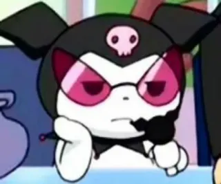 🌷 cb420c55 Kuromi Kuromi, Sanrio, kartun, karakter, anime, tengkorak telegram sticker