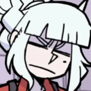 😑 14697382 Judgment Helltaker 애니메이션, 악마, 헬테이커, Judgment telegram sticker