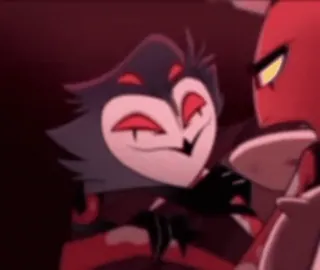 😸 82998c9d Stolas Helluva Boss demon, cartoon, Helluva Boss, Stolas, uil whatsapp sticker