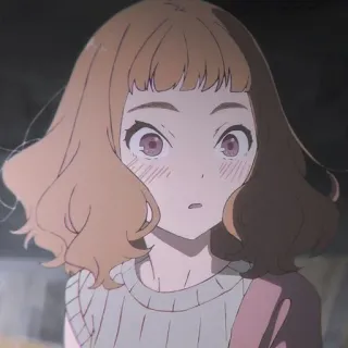 😧 828ea543 anime girl, cartoon, animated telegram sticker