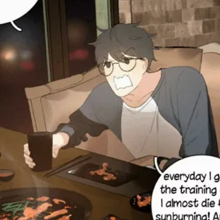 🦋 89025aee everyday I get the training I almost die sunburning! Ar Nhân vật, Phim hoạt hình, Truyện tranh, Châu Á telegram sticker