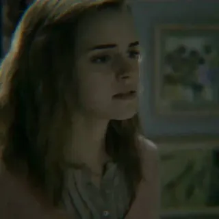 🐿 90824f0f Hermione Granger Harry Potter ハリーポッター, ハーマイオニーグレンジャー, エマワトソン, 魔法使い, 魔女, 魔法 telegram sticker