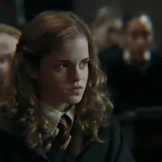 🐿 cc5ccab5 Hermione Granger Harry Potter ハーマイオニー, グレンジャー, ハリーポッター, 魔法使い, 学校, 魔法 telegram sticker