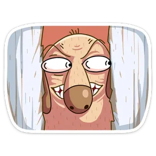 😡 fe1df017 Cartoon, Grappig, Eng, Personage, Gezicht, Vreemd, Kunst telegram sticker