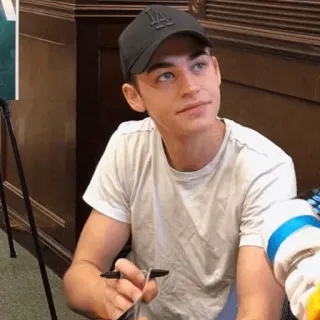 Hero Fiennes Tiffin by @YouGotDrug telegram stickers