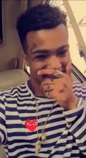 😆 804930eb XXXTentacion rappeur, musicien, personne, portrait telegram sticker