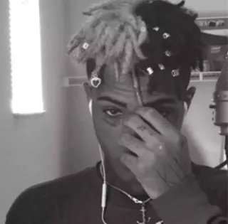 🙄 ebd0796a XXXTentacion rappeur, XXXTentacion, musicien, chanteur telegram sticker