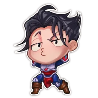 😗 4b1dda24 anime, manga, cartoon, chibi, character, sticker telegram sticker