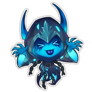 👻 62125c98 sticker, cartoon, monster, ghost, cute, funny, digital art telegram sticker