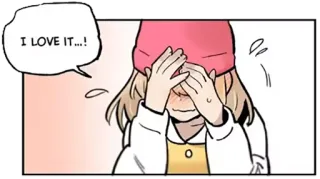 😍 a96e925d I LOVE IT...! cinta, semangat, bahagia, kartun, gadis, ilustrasi telegram sticker