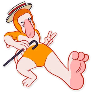 ✌ 2875a628 Kartun, Lucu, Karakter, Maskot, Konyol, Antropomorfik, Makhluk telegram sticker