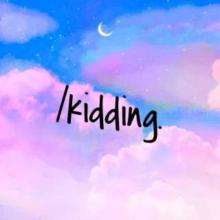 🍭 53dd20ca /kidding. 云, 天空, 月亮, 搞笑, 玩笑, 讽刺, 笑话 telegram sticker
