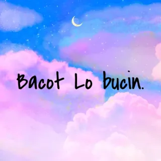 🍭 6a84b131 Bacot Lo bucin. 云, 天空, 月亮, 美学, 粉彩 telegram sticker