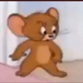 🖤 2288ec29 Jerry Tom and Jerry cartoon, mouse, animal, classic, Jerry, Tom and Jerry whatsapp sticker