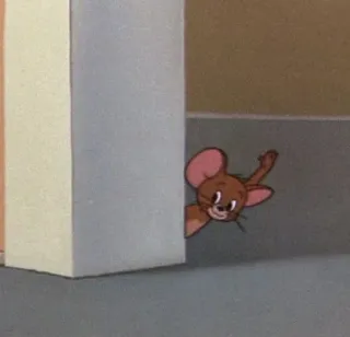 🤍 40167847 Jerry Tom and Jerry cartoon, mouse, animation, classic, funny whatsapp sticker