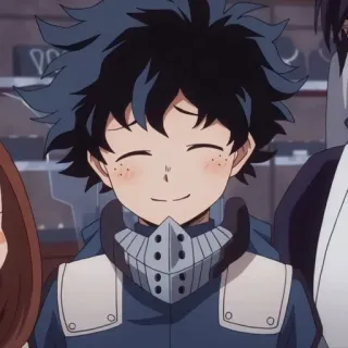 ☺️ 51fc5741 Izuku Midoriya My Hero Academia 动漫, 我的英雄学院, 绿谷出久, Deku, 角色 telegram sticker