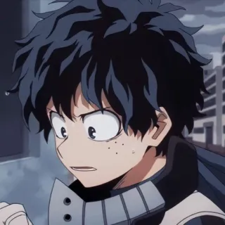 IZUKU MIDORIYA◕*.✧ @anime_sticks :: @fStikBot whatsapp stickers