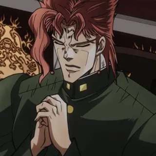 🌟 0b52d83e Noriaki Kakyoin JoJo's Bizarre Adventure Anime, Jojo, Kakyoin, Noriaki, Manga whatsapp sticker