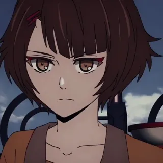 😠 0c04e3dc 动漫, 女孩, 肖像 whatsapp sticker