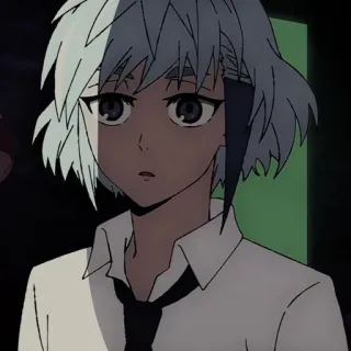 😮 b4565cd7 Khun Aguero Agnes Tower of God 动漫, 神之塔, 昆·阿古罗·亚格尼斯, 角色, 蓝发, 电视剧 whatsapp sticker