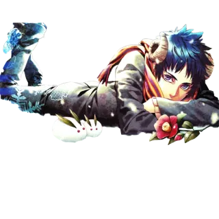 😔 4b583653 Anime, Manga, Postać, Ilustracja, Demon, Zima telegram sticker