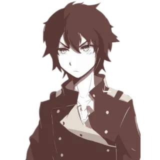 😐 f05920c1 Anime, Manga, Kreskówka, Męski, Portret, Chłopak telegram sticker