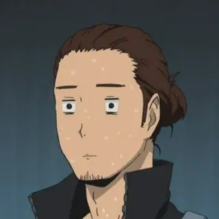 🍙 0bcc1637 Yu Nishinoya Haikyuu!! anime, haikyuu, yu nishinoya, nishinoya, nerveux, transpiration whatsapp sticker