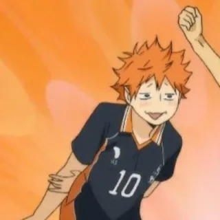 🍙 12f1b5d0 Hinata Haikyuu!! Anime, Haikyuu, Hinata, Sport, Volleyball whatsapp sticker