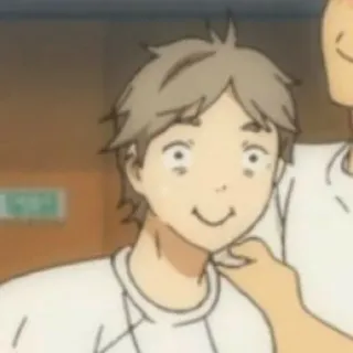 🍙 2bb5557f Sugawara Koushi Haikyuu!! Anime, Haikyuu, Sugawara, Koushi, Personnage, Drôle whatsapp sticker